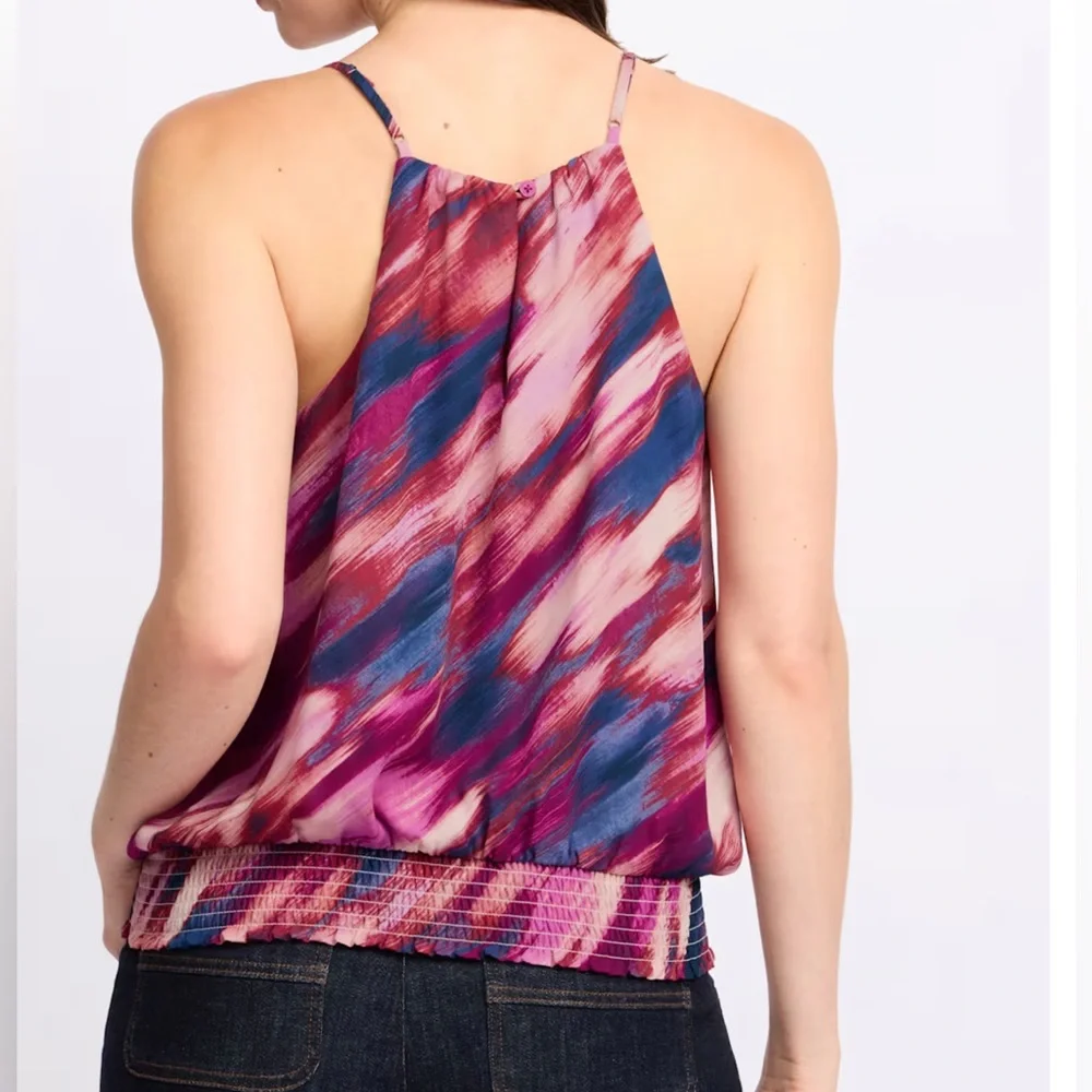 Nine Britton Ashby Smocked top in magenta. New small - Picture 10 of 10